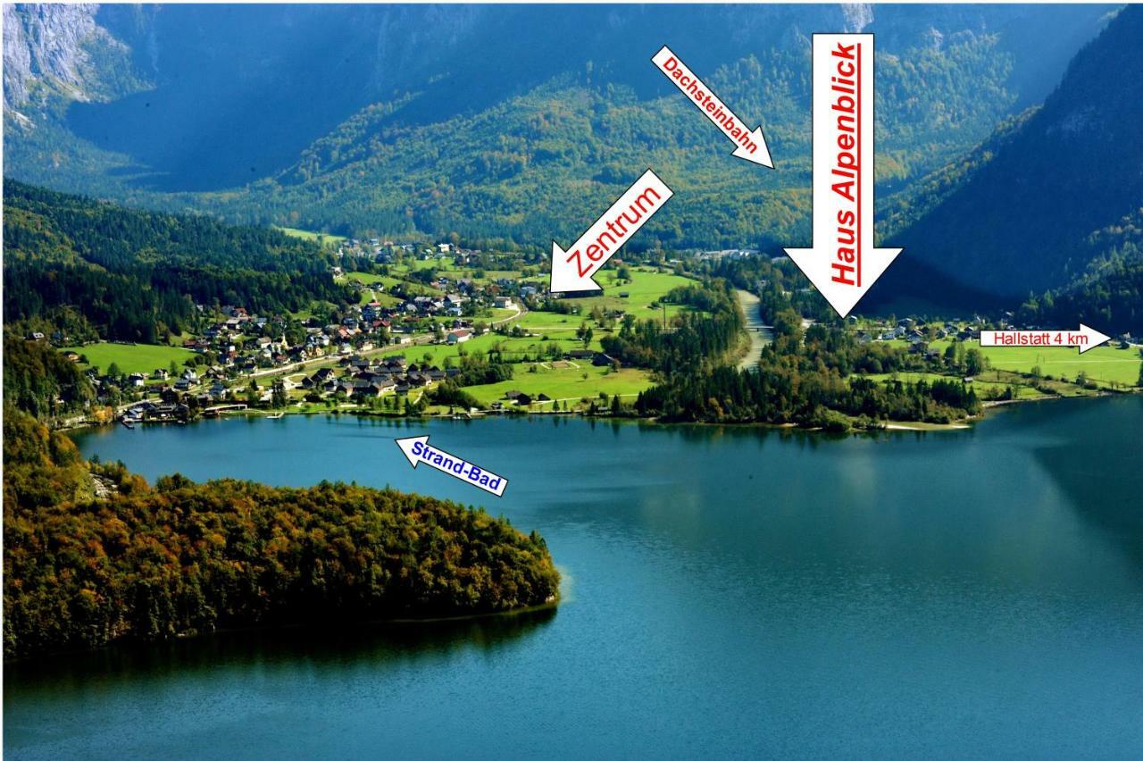 Apartamento Haus Alpenblick Obertraun Exterior foto